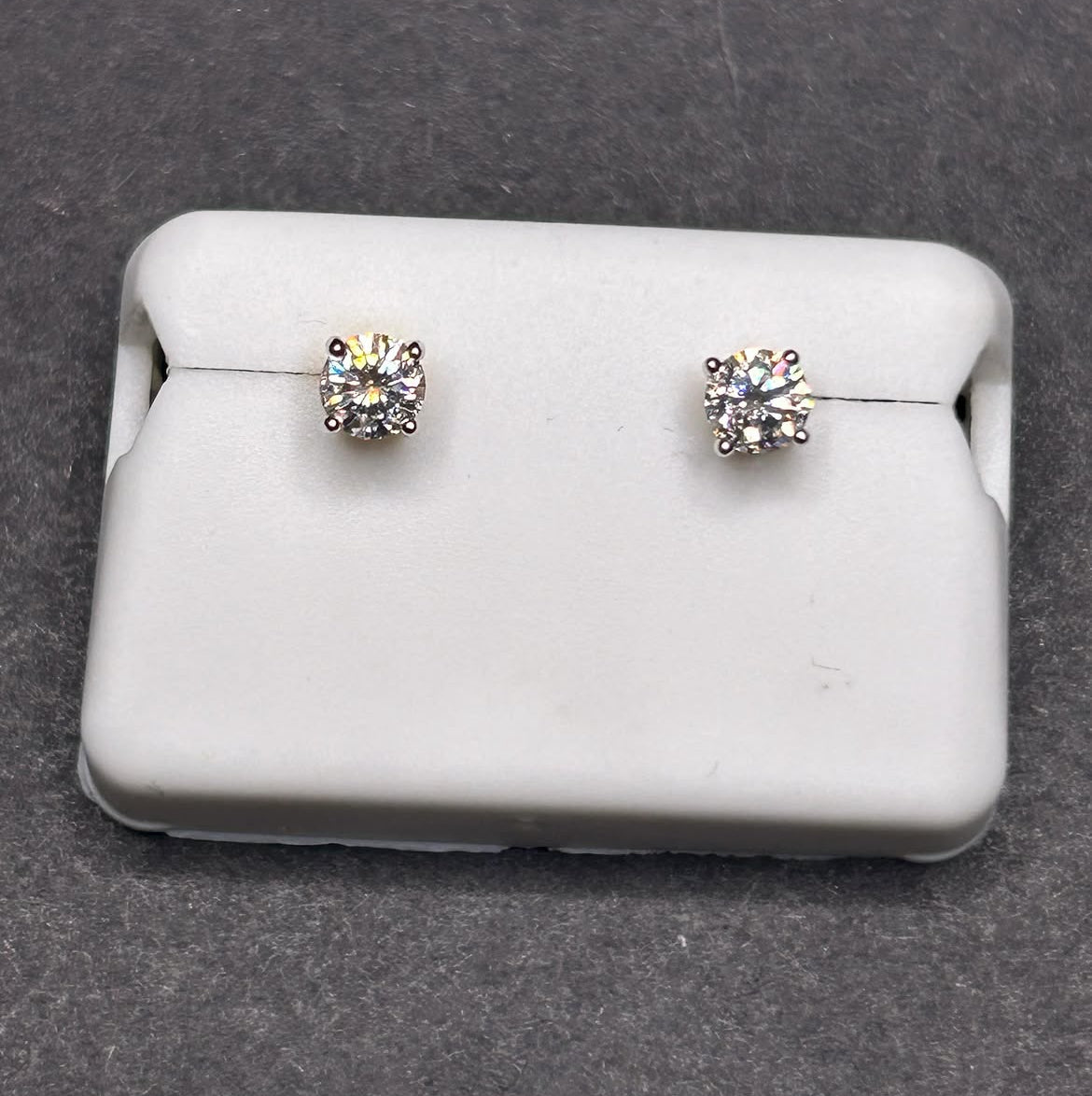 Moissanite 925 Sterling Silver Studs 3mm