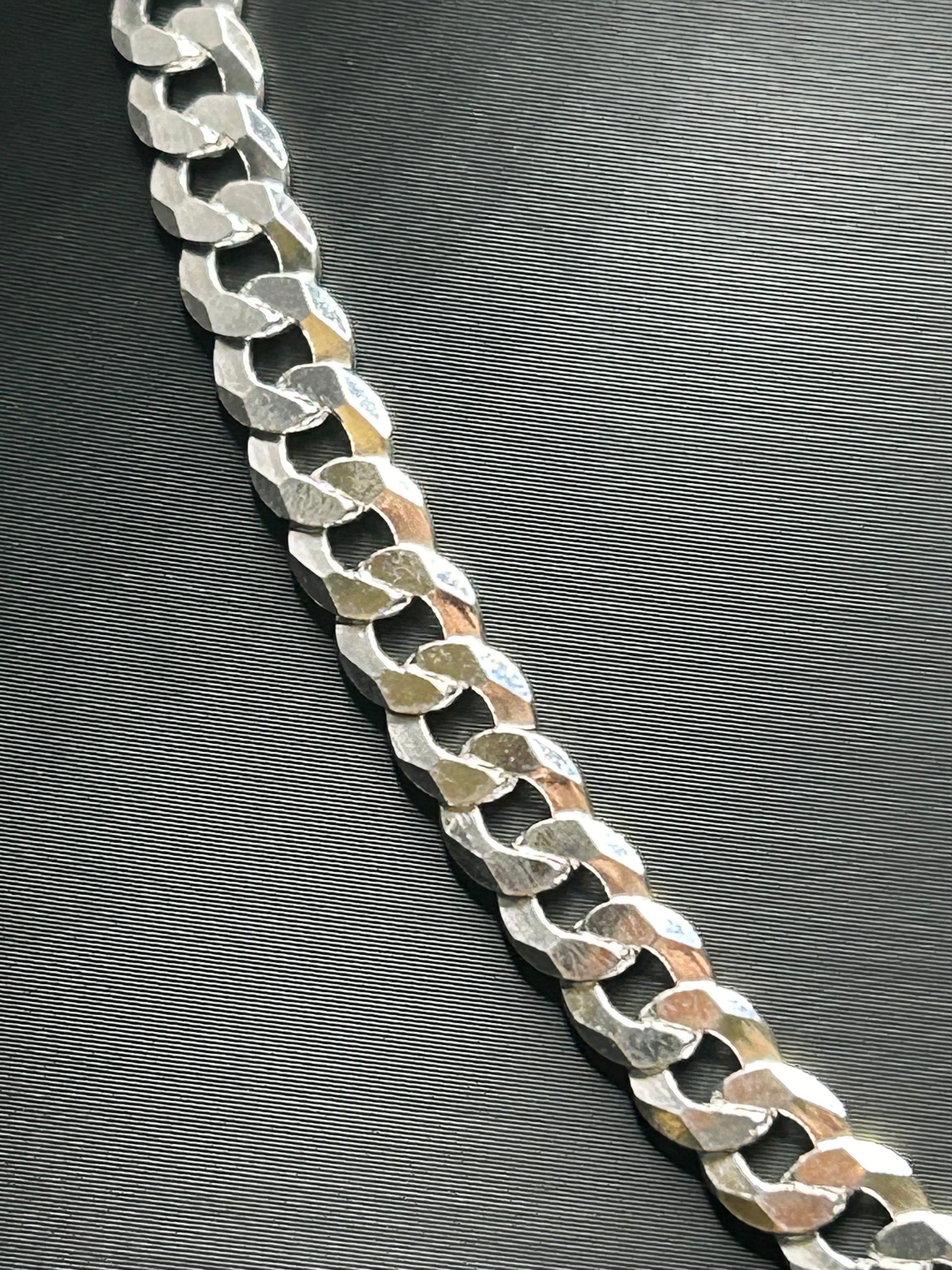 Sterling Silver Curb Chain 18inch 4mm