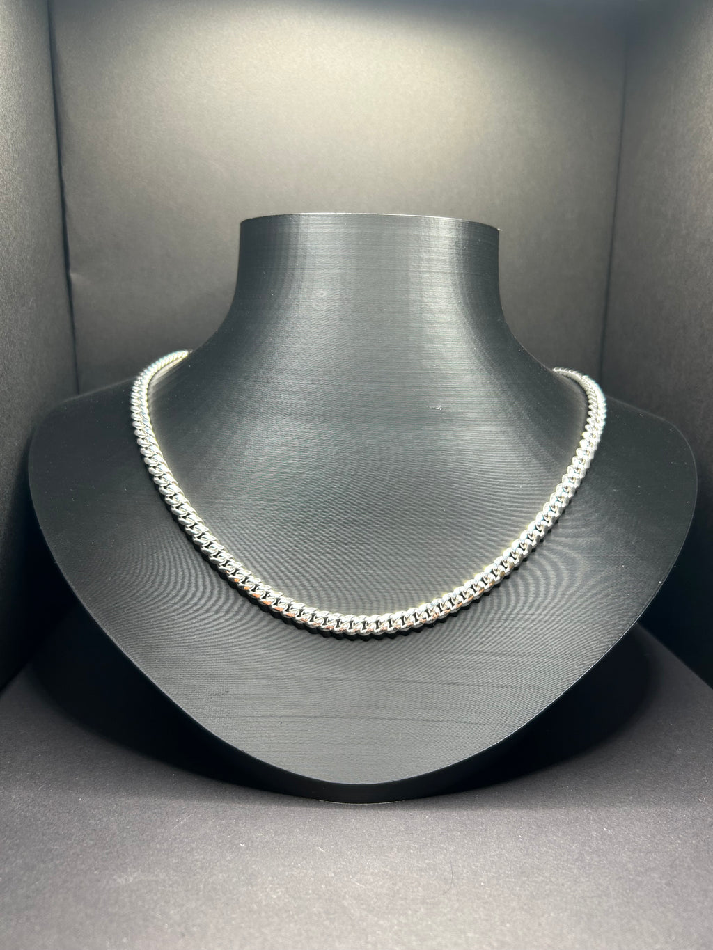 925 Sterling Silver Cuban Link Chain 20inch 6mm