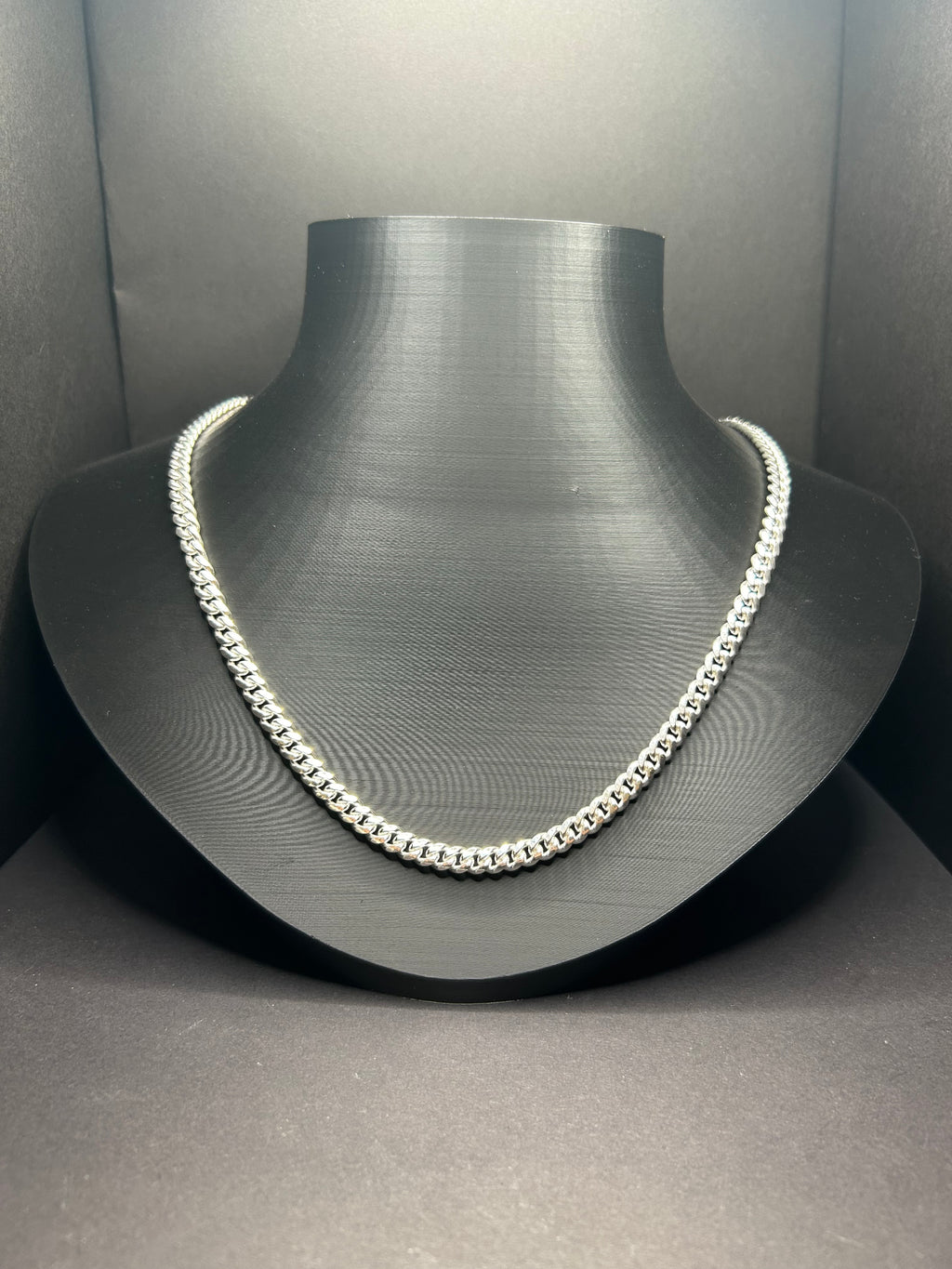 925 Sterling Silver Cuban Link Chain 22inch 6mm