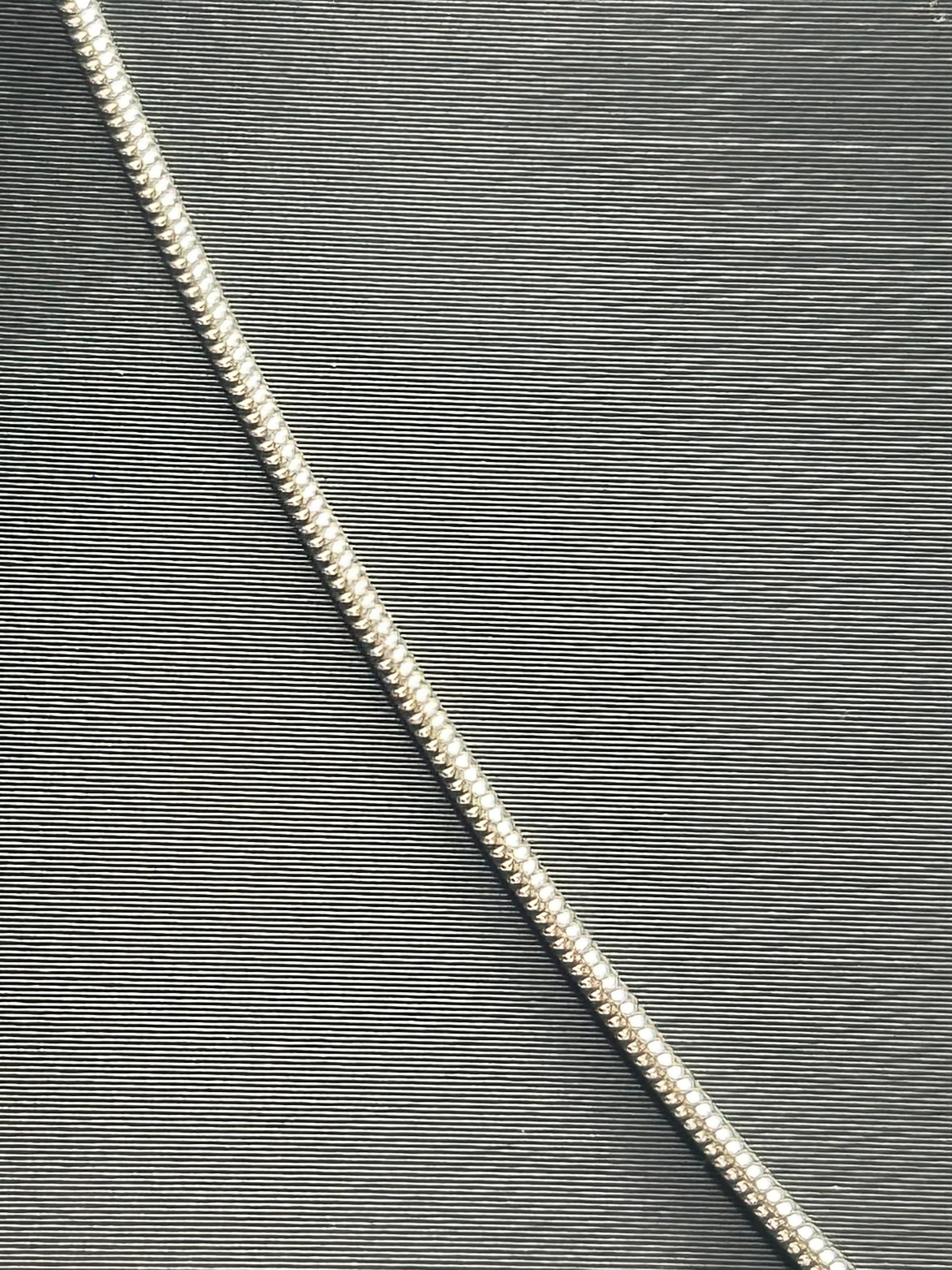 925 Sterling Silver Snake Chain 24in 2mm