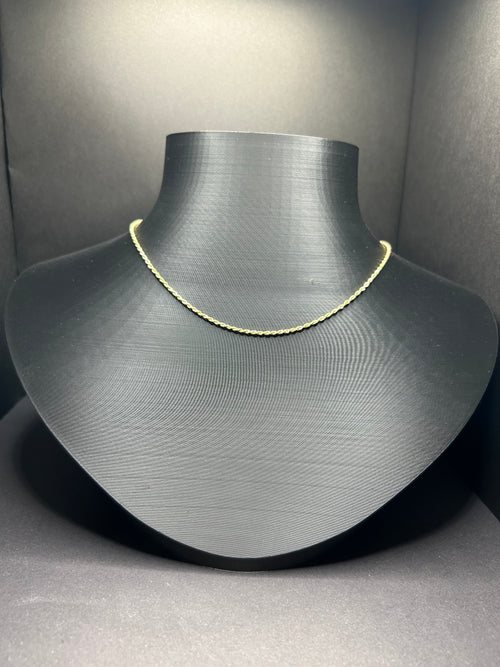 14kt Gold Rope 16inch 1.5mm