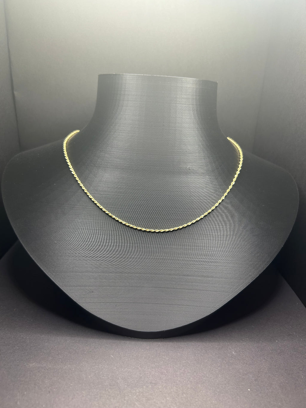 14kt Gold  Rope Chain 18inch 1.5mm