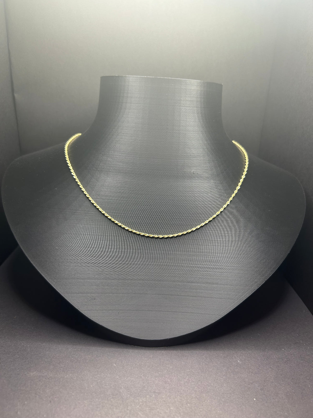14kt Gold  Rope Chain 18inch 1.5mm
