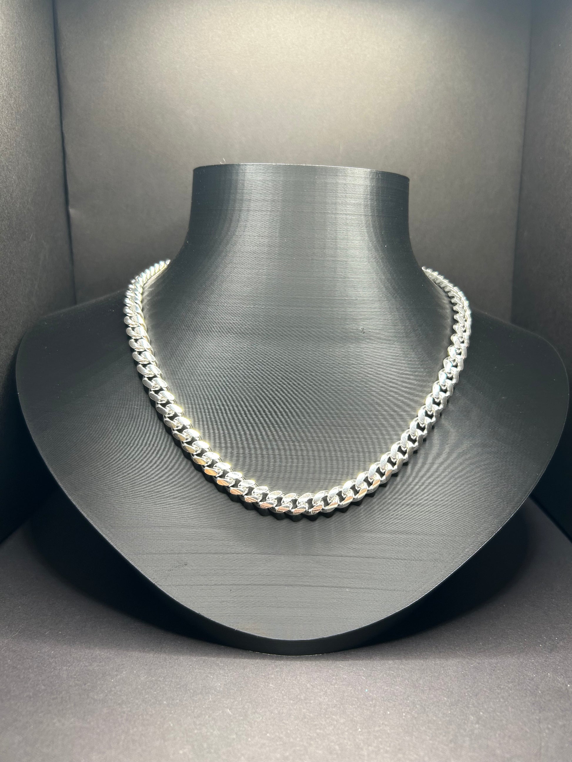 925 Sterling Silver Cuban Link Chain 20inch 8mm