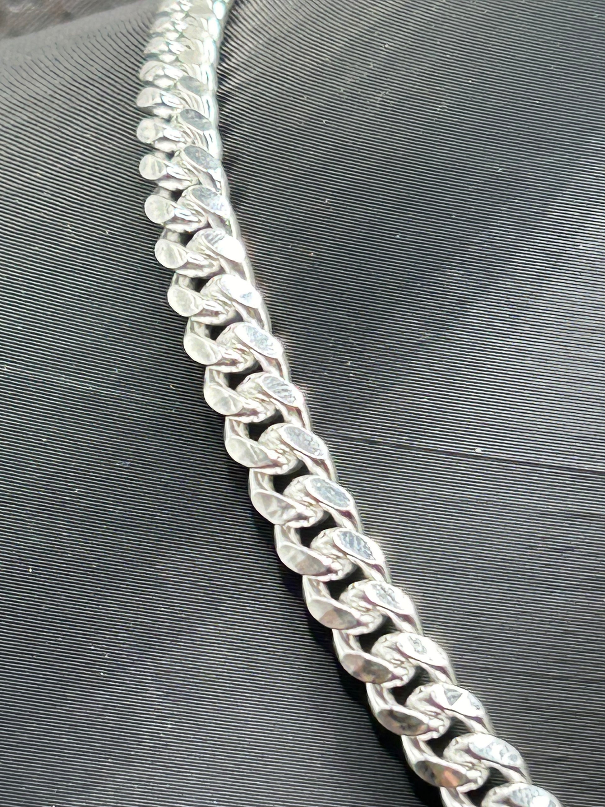 925 Sterling Silver Cuban Link Chain 22inch 6mm