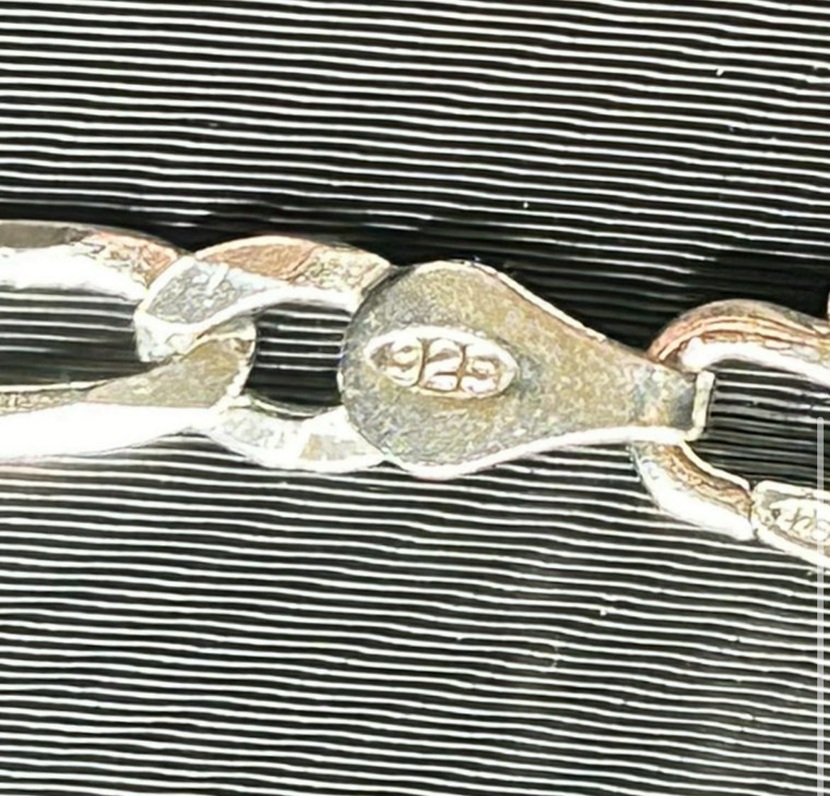 925 Sterling Silver Figaro Chain 24inch 5mm