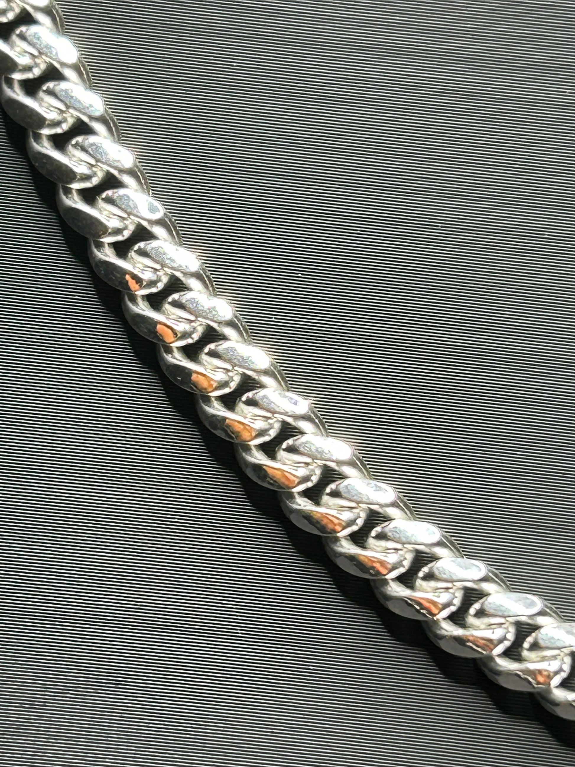 925 Sterling Silver Cuban Link Chain 20inch 6mm