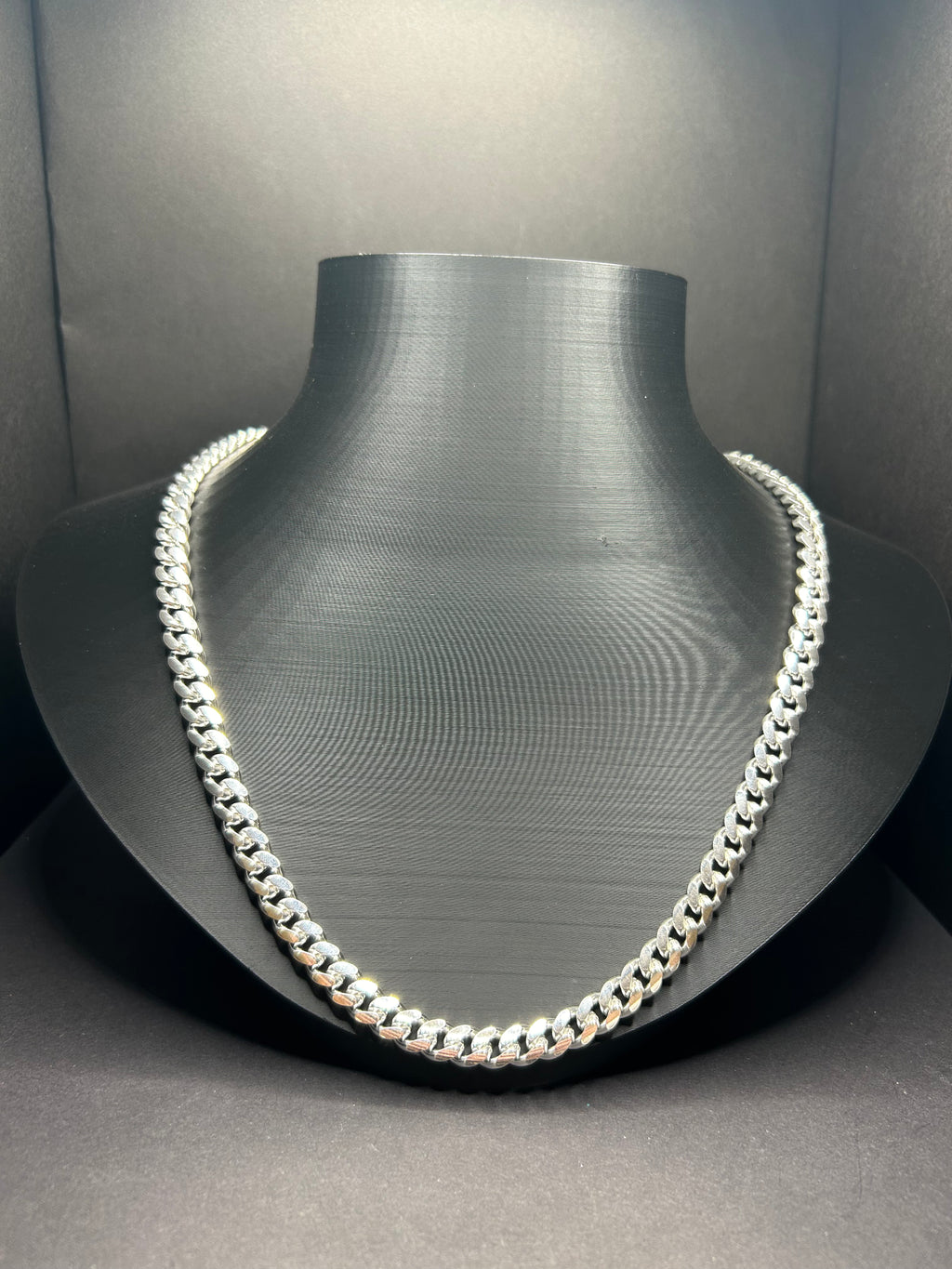925 Sterling Silver Cuban Link Chain 26inch 8.5mm