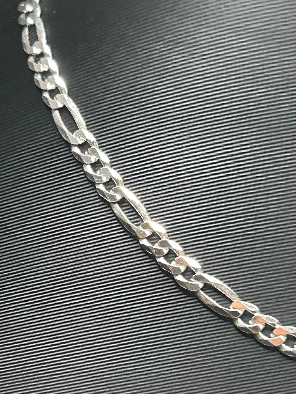 925 Sterling Silver Figaro Chain 18inch 4mm