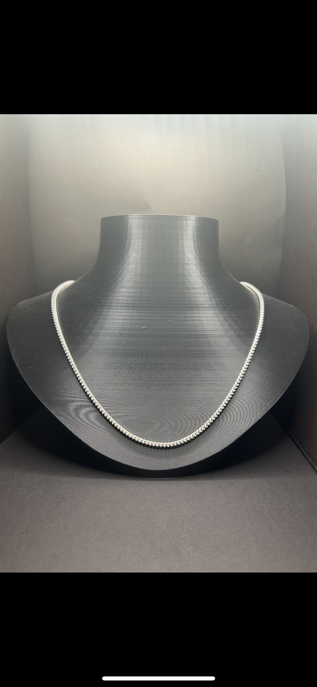 925 Sterling Silver Franco Chain 24inch 2.5mm
