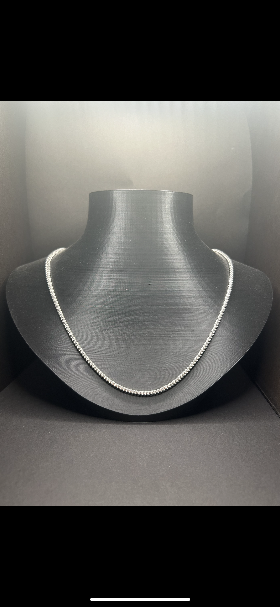 925 Sterling Silver Franco Chain 24inch 2.5mm