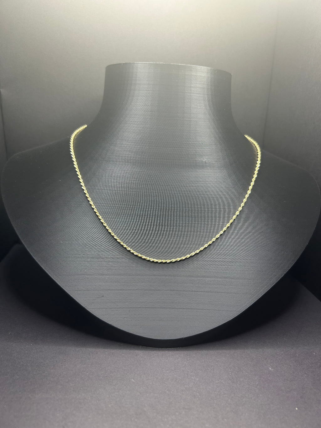 14kt Gold  Rope Chain 20inch 1.5mm