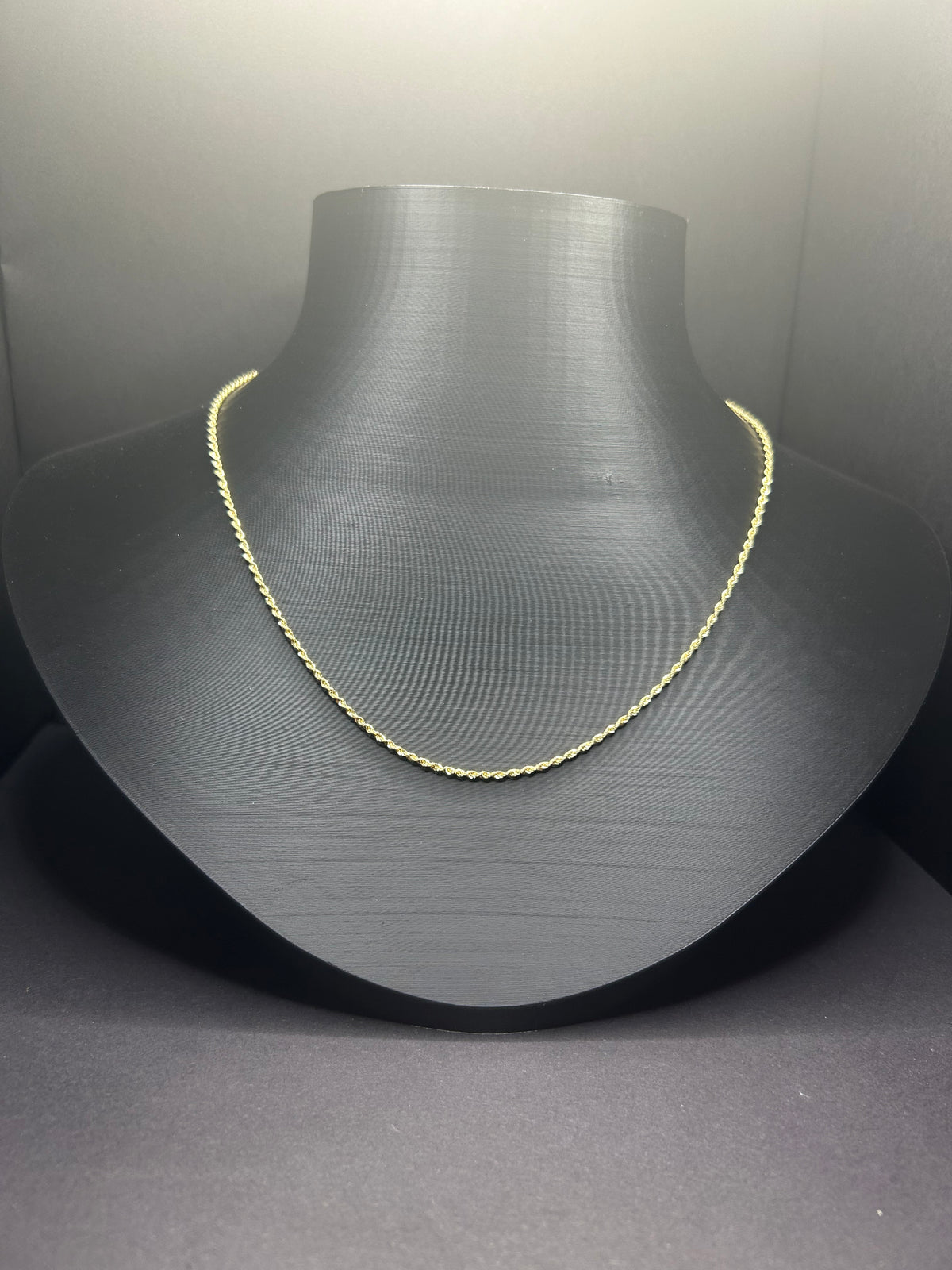 14kt Gold  Rope Chain 20inch 1.5mm