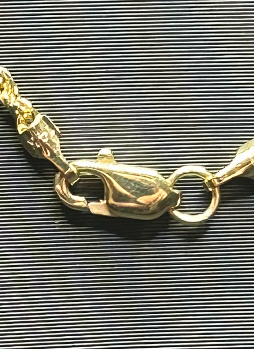 14kt Gold  Rope Chain 18inch 1.5mm